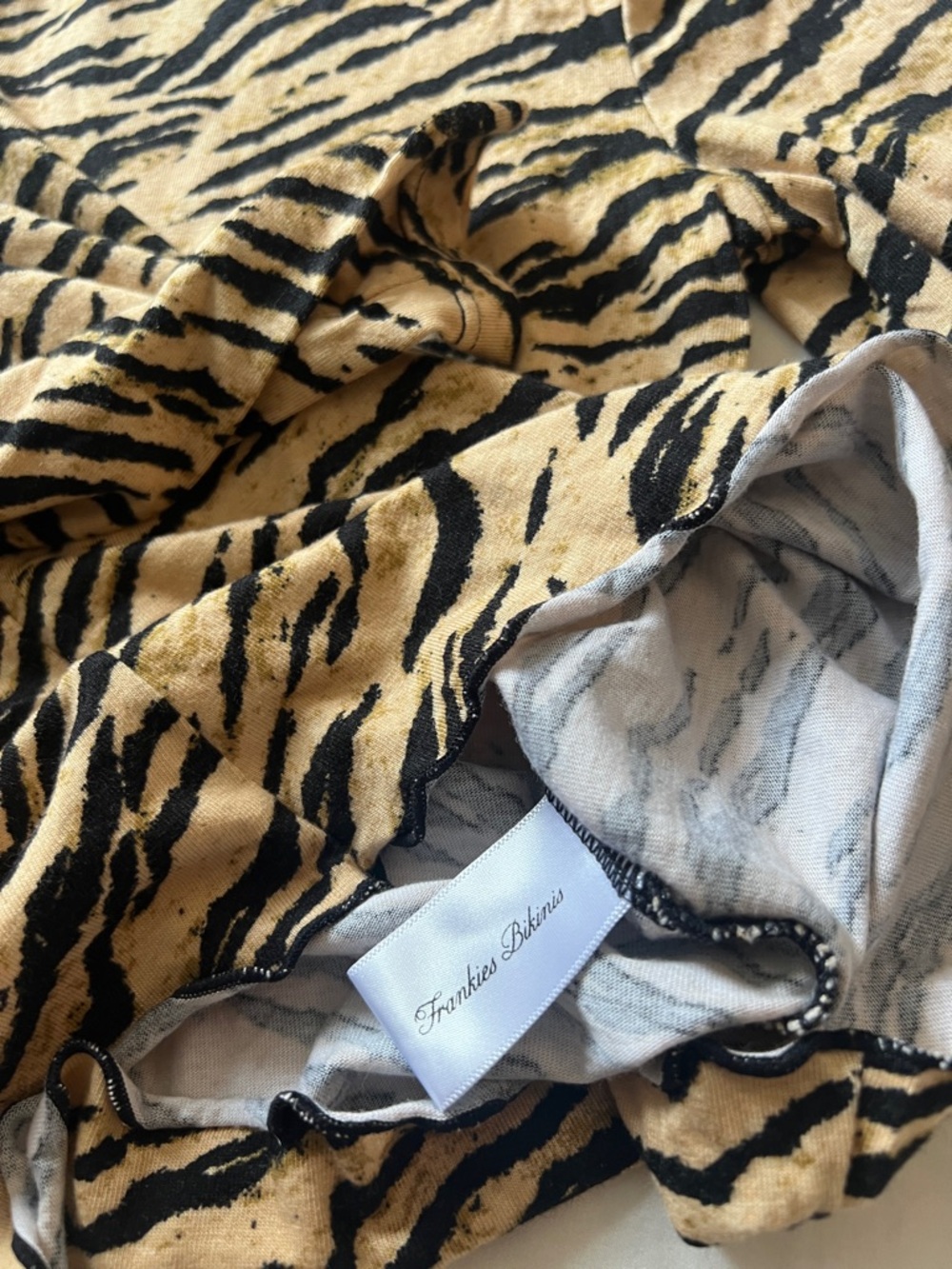 Frankie's Bikinis Joy Modal Shirt in Tiger - Picture 5 of 8